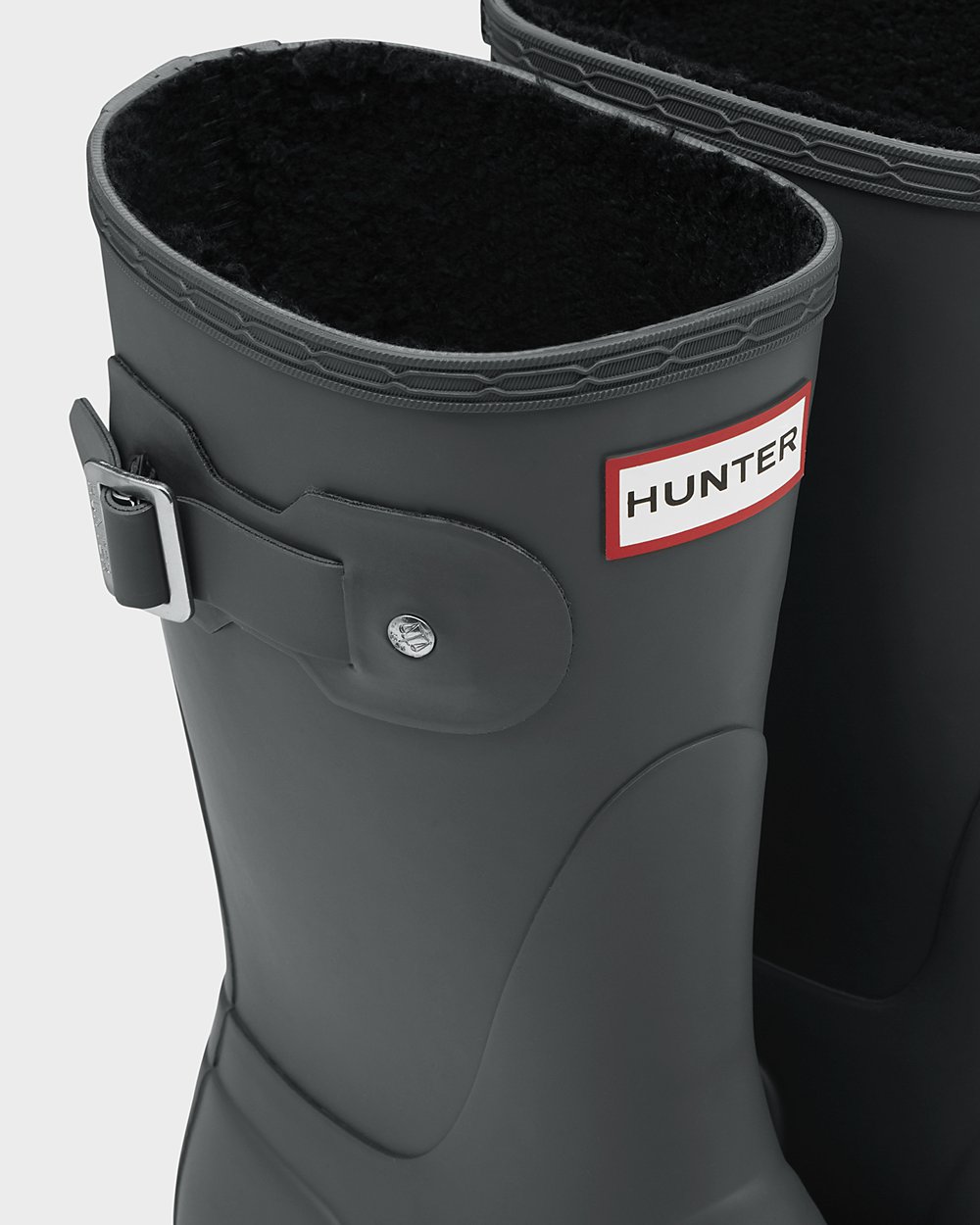 Hunter Original Insulated Short Rain Boots - Sale Online Womens Deep Green - ZJBTUK743